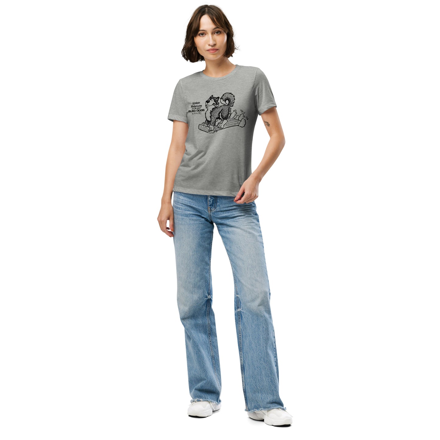 Alaskan Malamutes - Coolest Sled Dog Ever Ladies Softstyle T-Shirt
