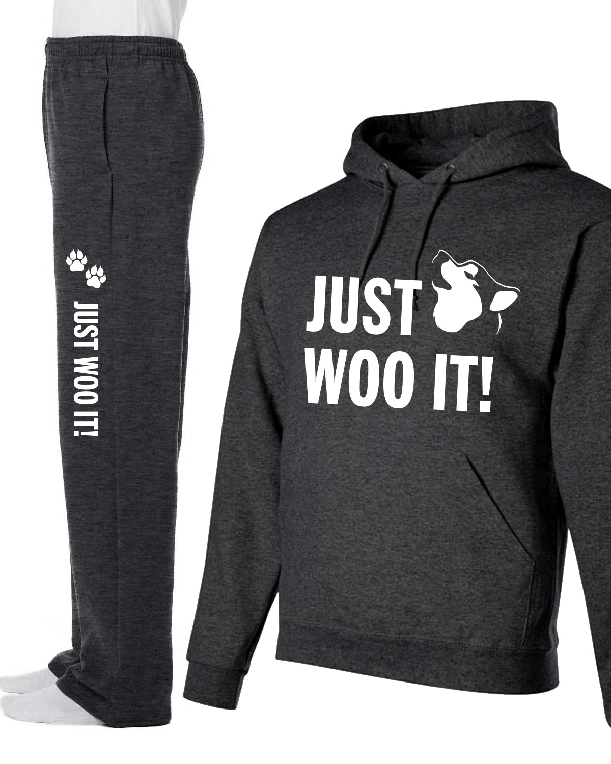 JUST WOO IT - Malamute - Husky - Unisex Hoodie & Jogger Combo