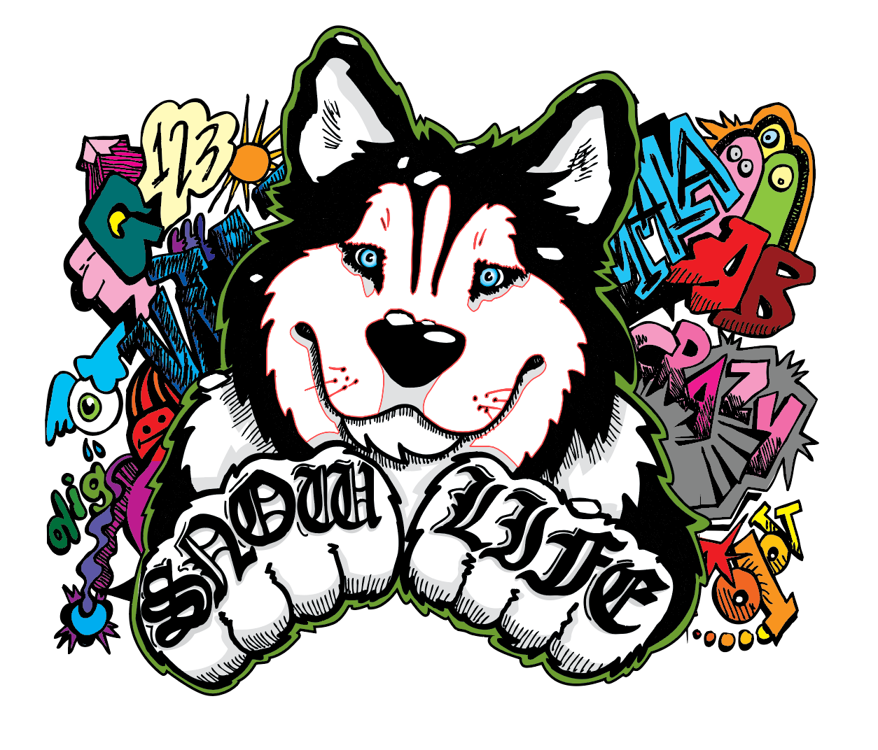 Snow Life Siberian Husky - T-Shirt