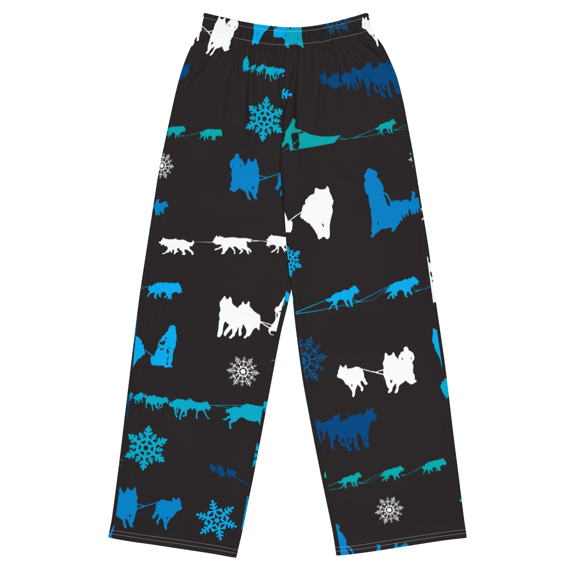 Sled Dog Musher Pajama Pants Siberian Husky Alaskan Malamute