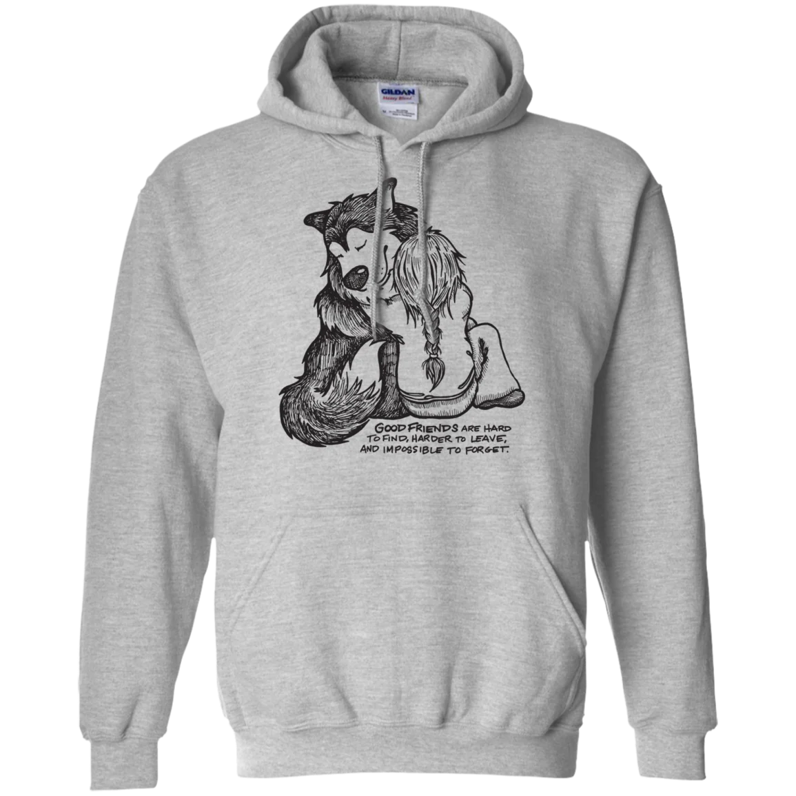 Good Friends - Alaskan Malamute Hoodie