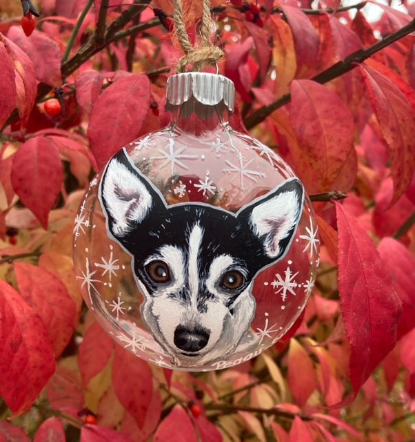 Hand-Painted Glass, Wood or Ceramic Ornaments