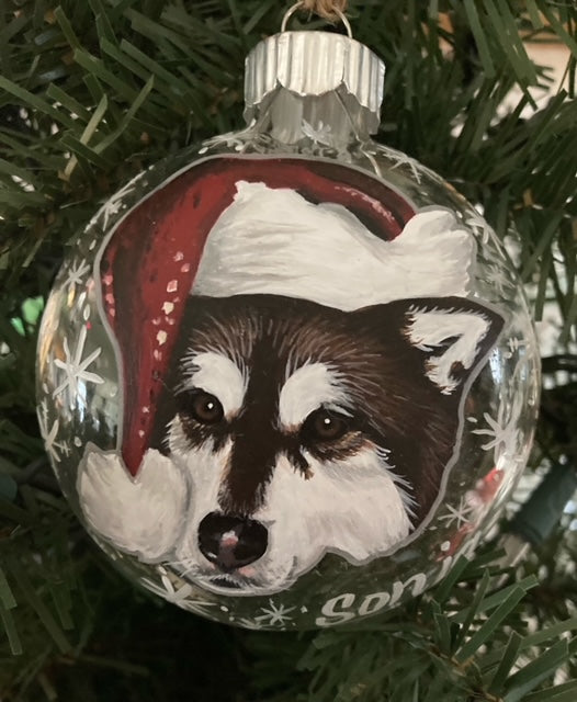 Hand-Painted Glass, Wood or Ceramic Ornaments