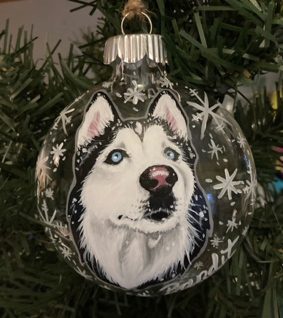 Hand-Painted Glass, Wood or Ceramic Ornaments