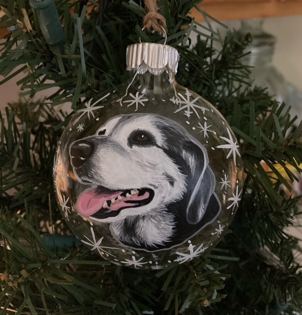 Hand-Painted Glass, Wood or Ceramic Ornaments