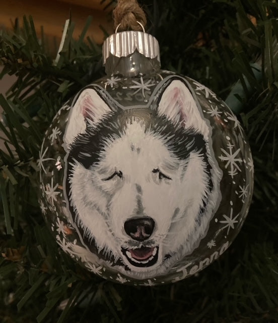 Hand-Painted Glass, Wood or Ceramic Ornaments