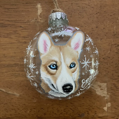 Hand-Painted Glass, Wood or Ceramic Ornaments