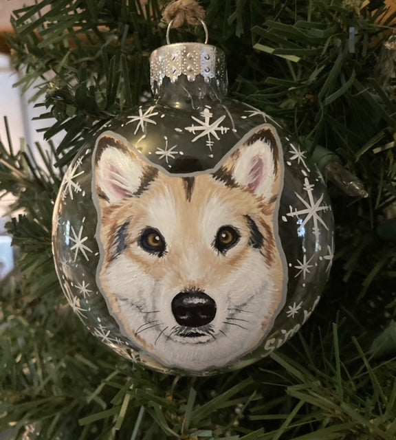 Hand-Painted Glass, Wood or Ceramic Ornaments