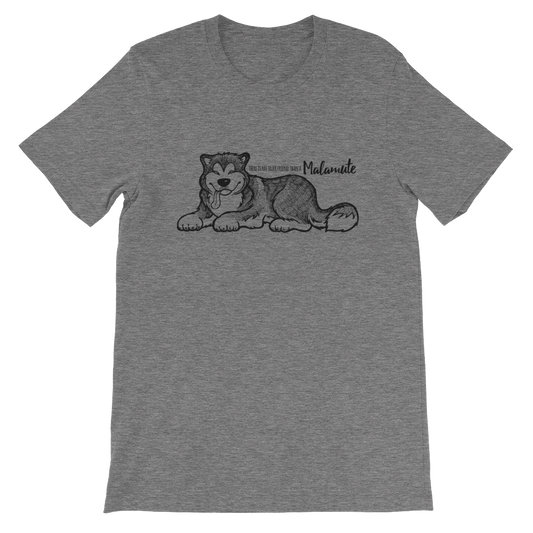 True friend Malamute Unisex Short Sleeve Jersey T-Shirt - Alaskan Malamute