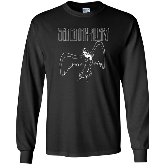 Huskies Rock Zeppelin - Siberian Husky - LS Ultra Cotton Tshirt