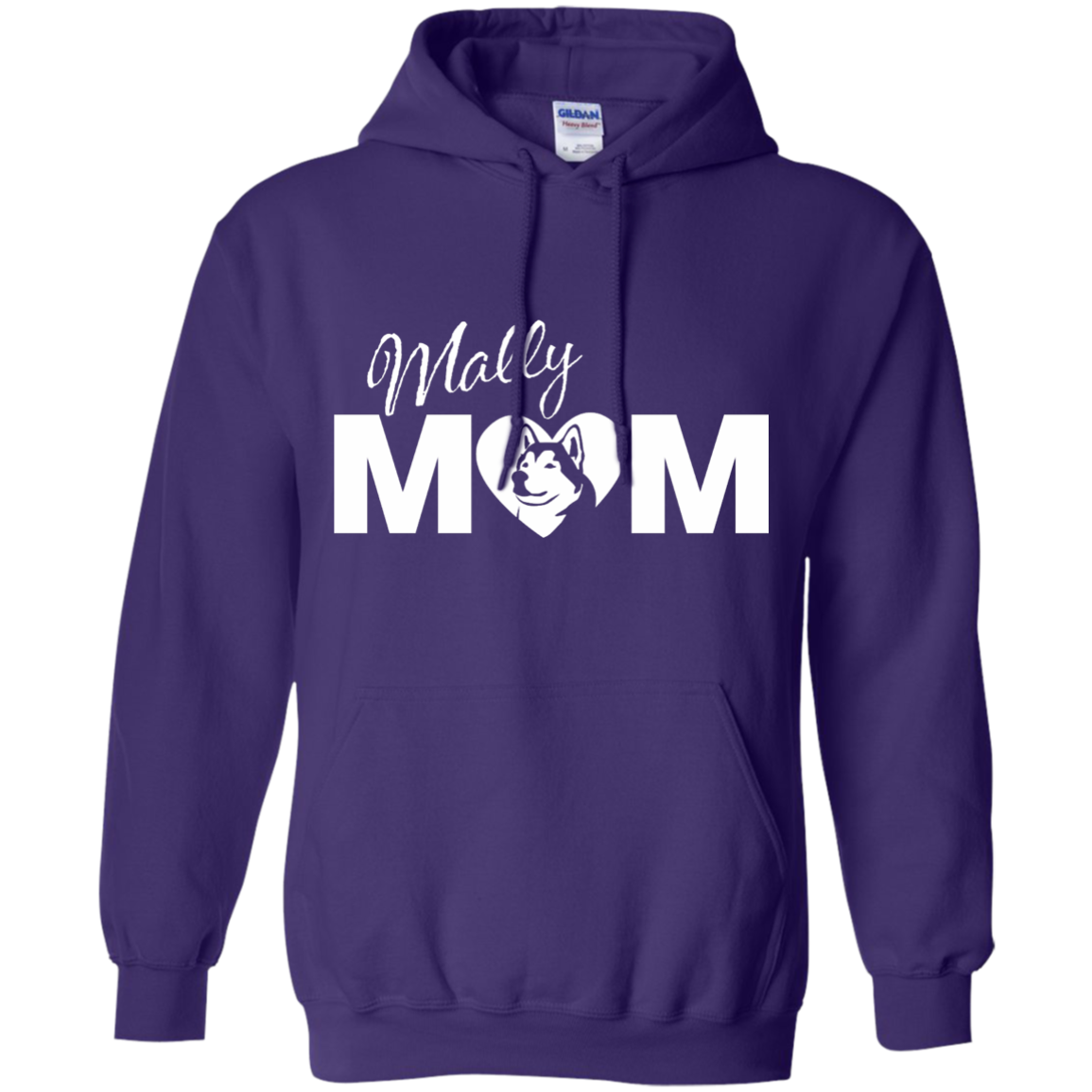 Mally Mom - Alaskan Malamute Pullover Hoodie
