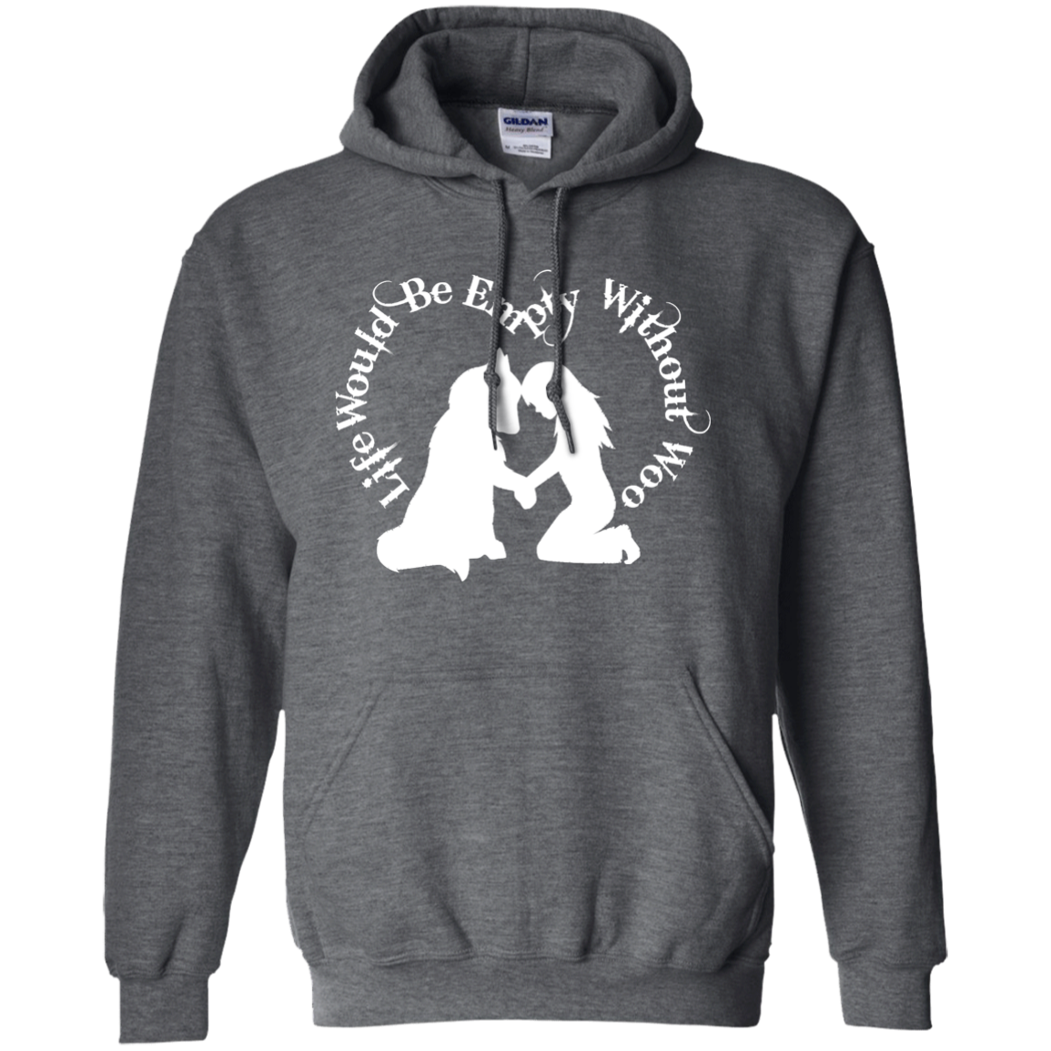 Life Without Woo - Alaskan Malamute, Siberian Husky -  Hoodie