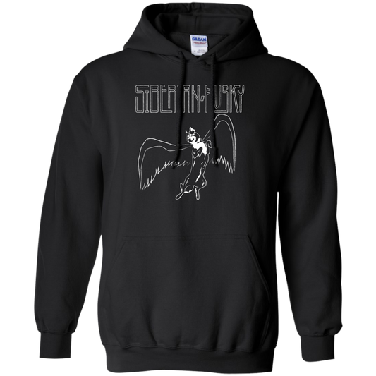 Huskies Rock Zeppelin - Siberian Husky - Pullover Hoodie 8 oz