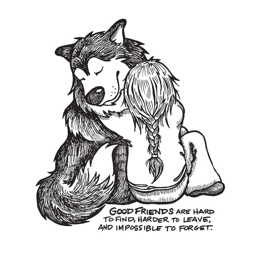 Weekly Custom Illustration! Good Friends! Your Dog, Any Breed!