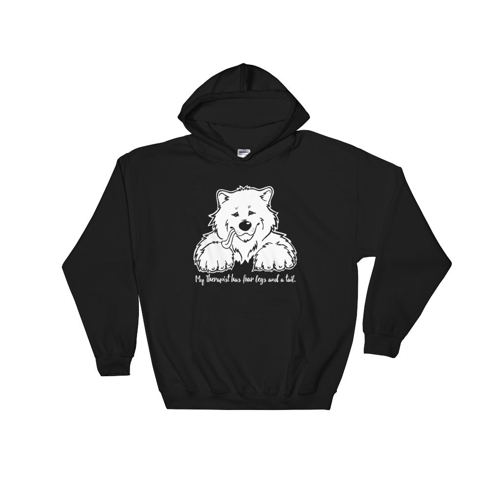 My Therapist Has Four Legs and a Tail - Samoyed Art, Shirts, Pillows or Mugs
