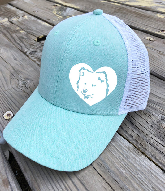 Samoyed Heart Trucker Hat