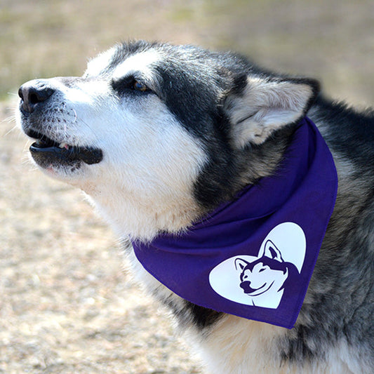 Malamute Heart Bandana - Alaskan Malamutes - Dog Art