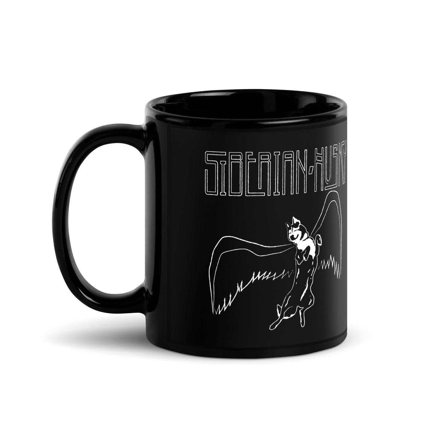 Huskies Rock Led Zeppelin - Siberian Husky - Coffee Mug