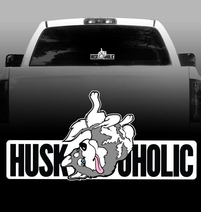 Huskoholic Vinyl Decal - Siberian Husky - Car, Vehicle, Sticker