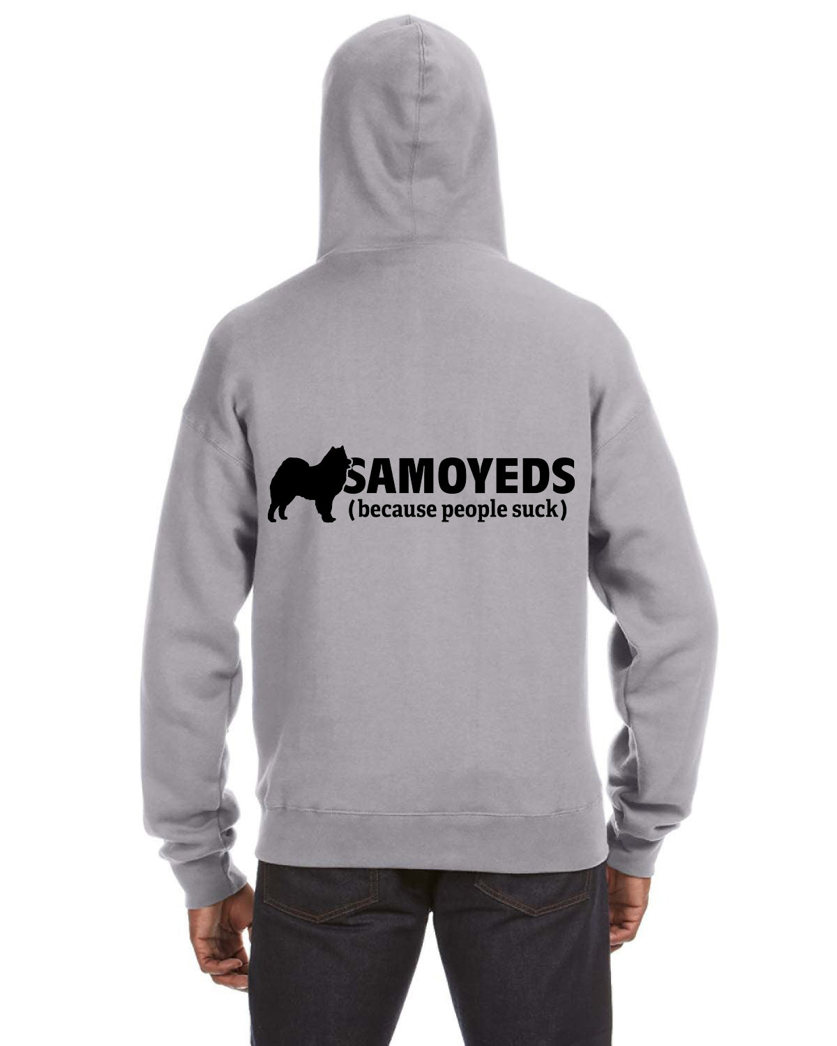 Samoyeds (Because People Suck) - Zip Hoodie