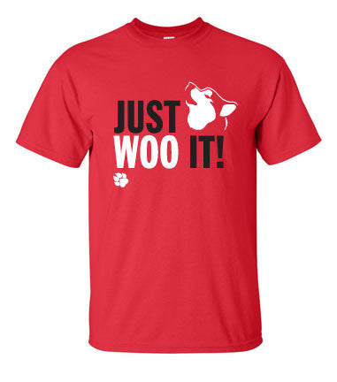 JUST WOO IT! - Dog, Siberian Husky, Alaskan Malamute T-Shirt - Adult, Men, Women Unisex
