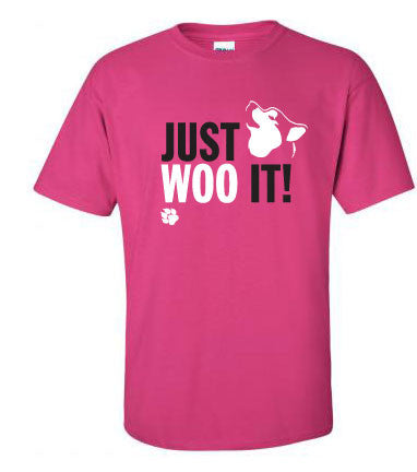 JUST WOO IT! - Dog, Siberian Husky, Alaskan Malamute T-Shirt - Adult, Men, Women Unisex