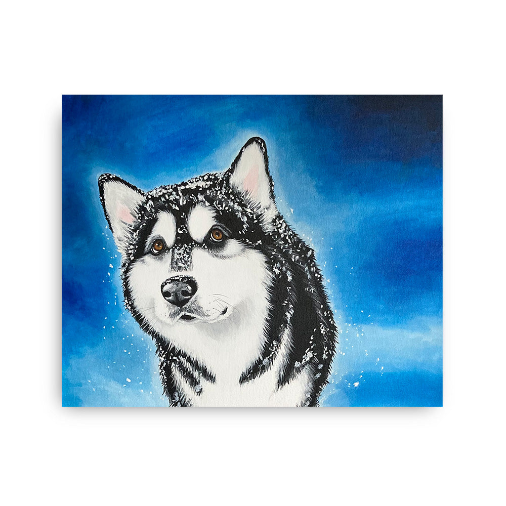 Hand-Painted Canvas Art - Malamute, Husky, Dogs, Animals of all Kind