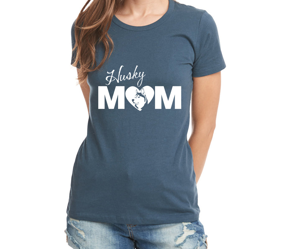Husky Mom - Siberian Husky Ladies' T-Shirt