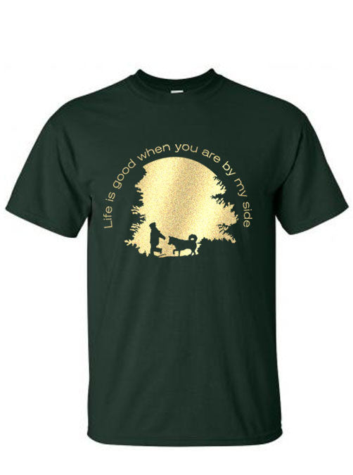 Life is Good - Siberian Husky - Alaskan Malamute - Sled Dog T-Shirt Unisex