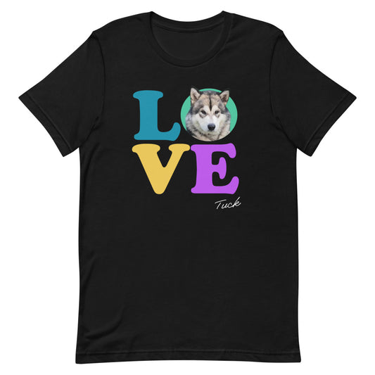 CUSTOM LOVE T-SHIRTS - Add a photo of your dog to your shirt!