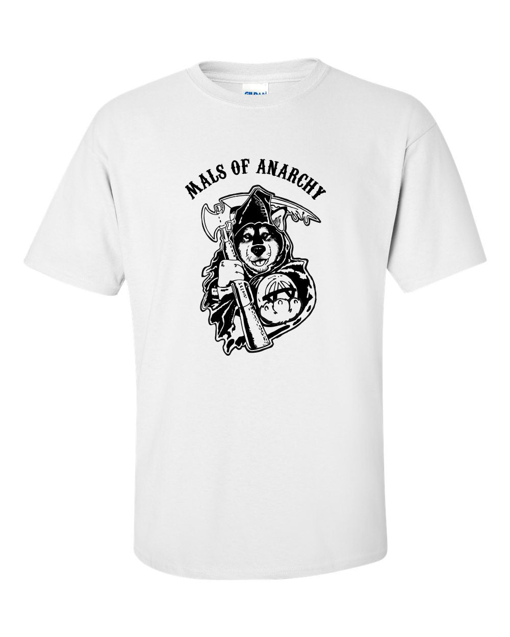 Mals of Anarchy - Dog, Alaskan Malamute Softstyle T-Shirt