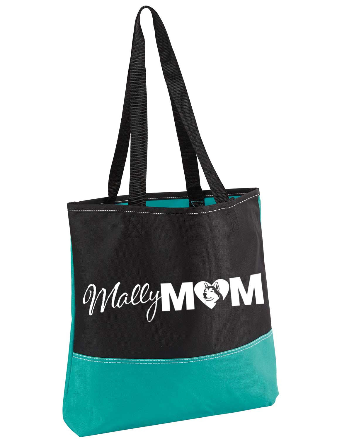 Mally Mom Tote, Bag - Alaskan Malamute - Super Fun & Cute