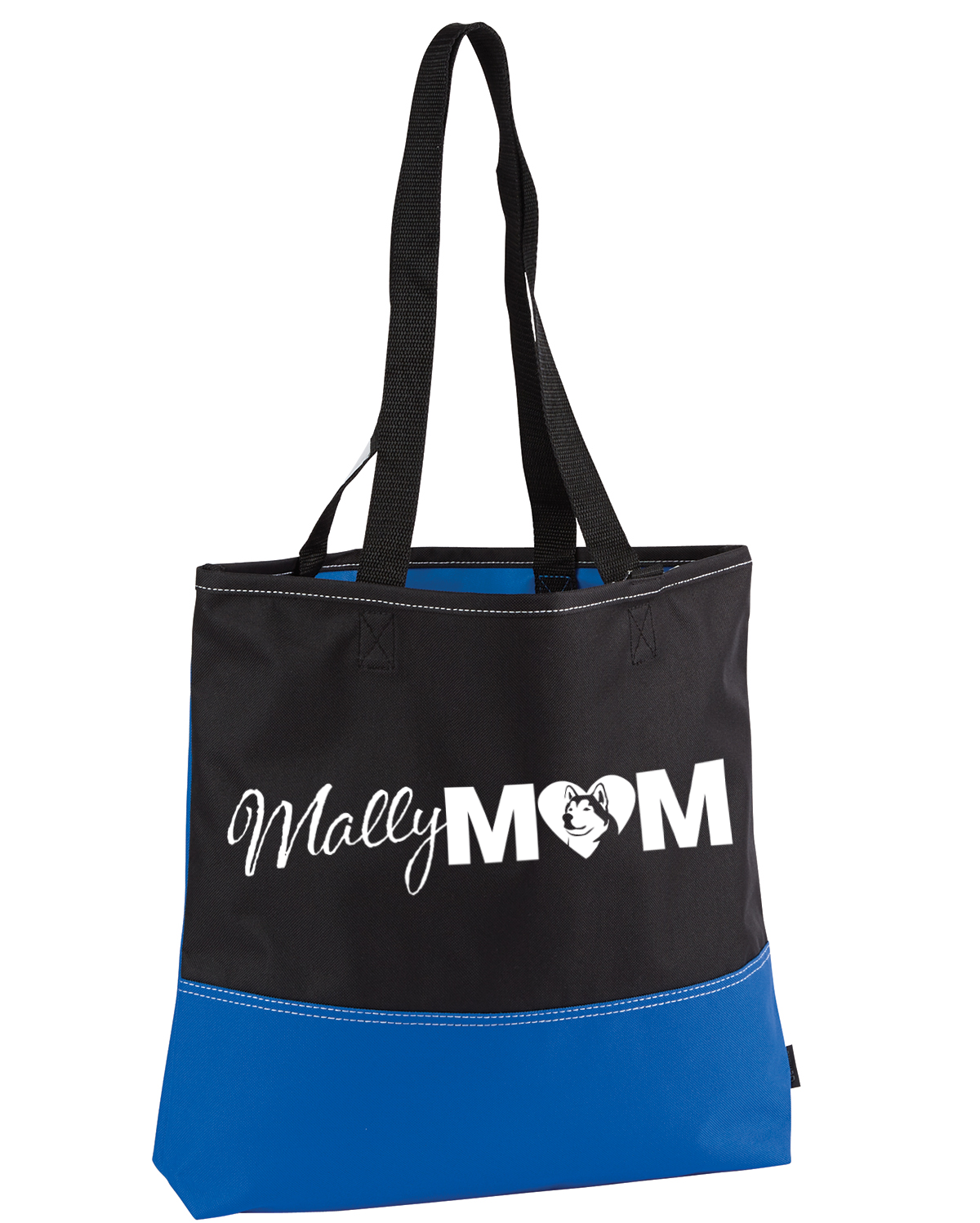 Mally Mom Tote, Bag - Alaskan Malamute - Super Fun & Cute