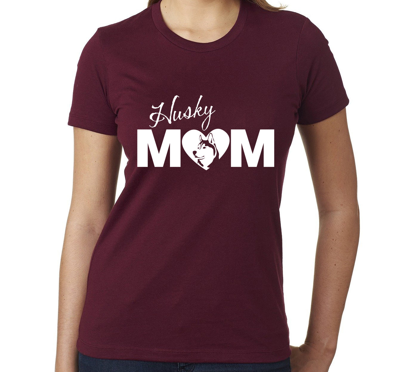 Husky Mom - Siberian Husky Ladies' T-Shirt