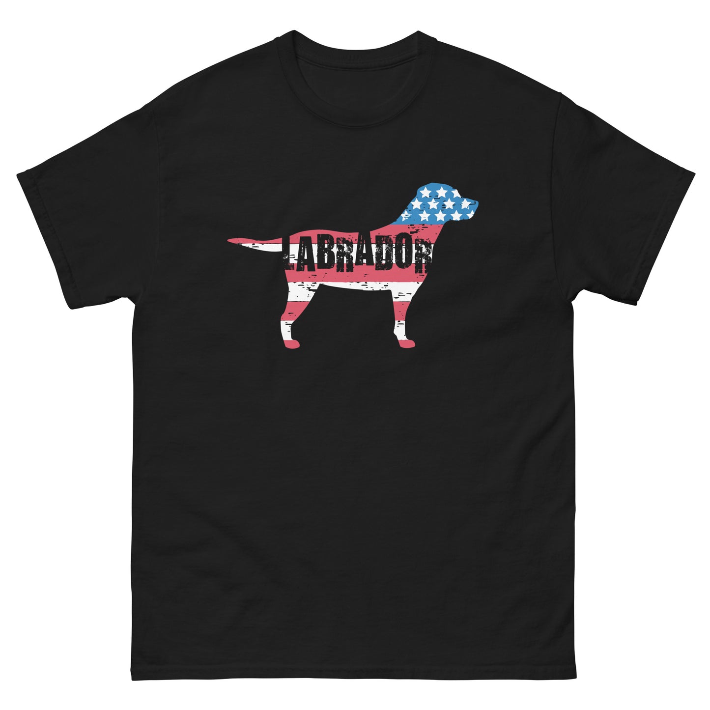 Labrador American Flag T-Shirt