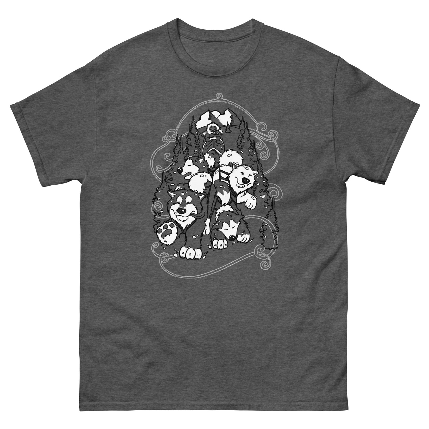 Sled Dogs Alaskan Malamute - T-Shirt
