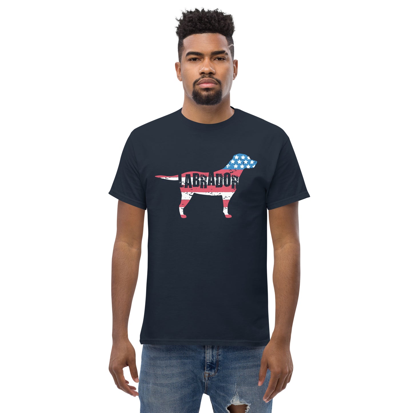 Labrador American Flag T-Shirt