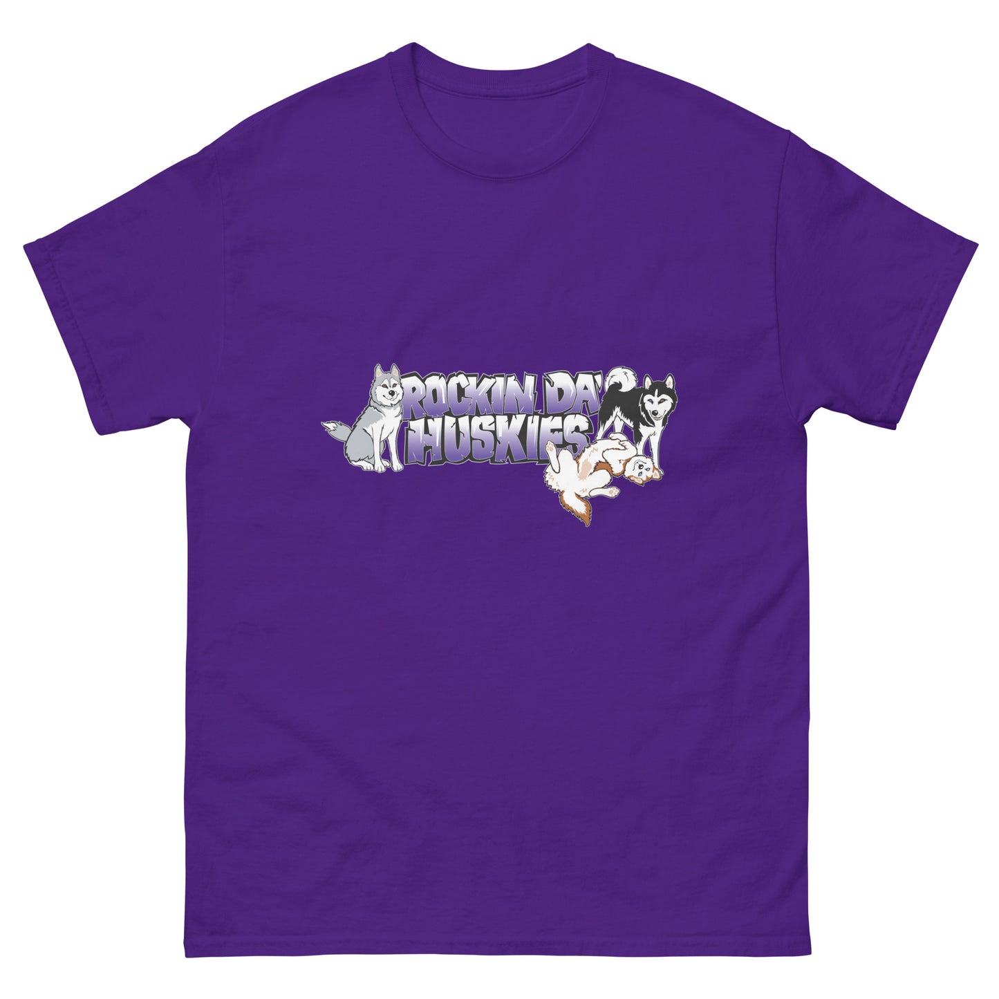 Rockin Da Huskies - Siberian Husky Unisex T-Shirt