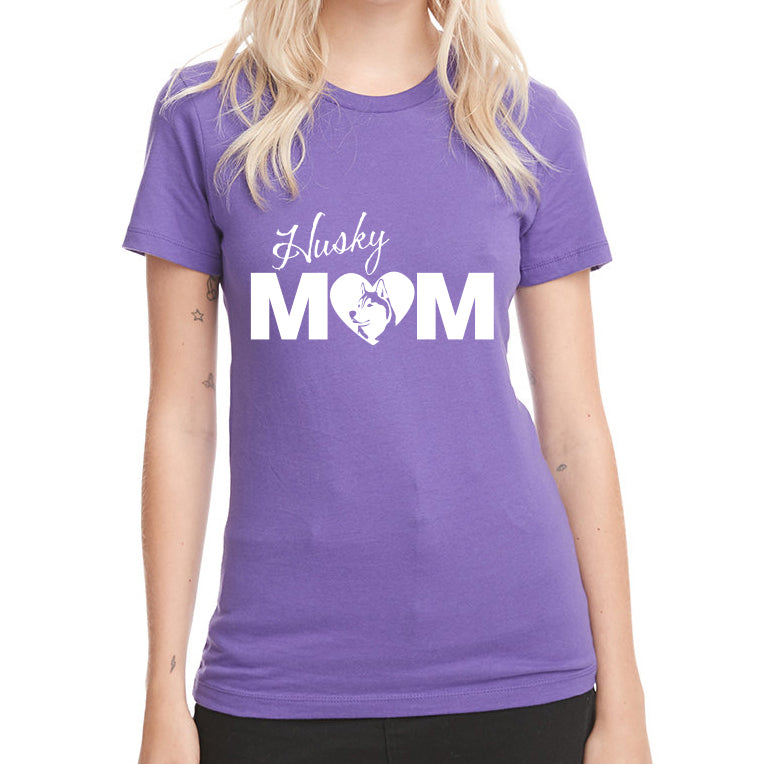 Husky Mom - Siberian Husky Ladies' T-Shirt