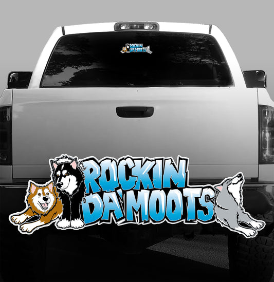 Rockin Da Moots - Alaskan Malamute Decal