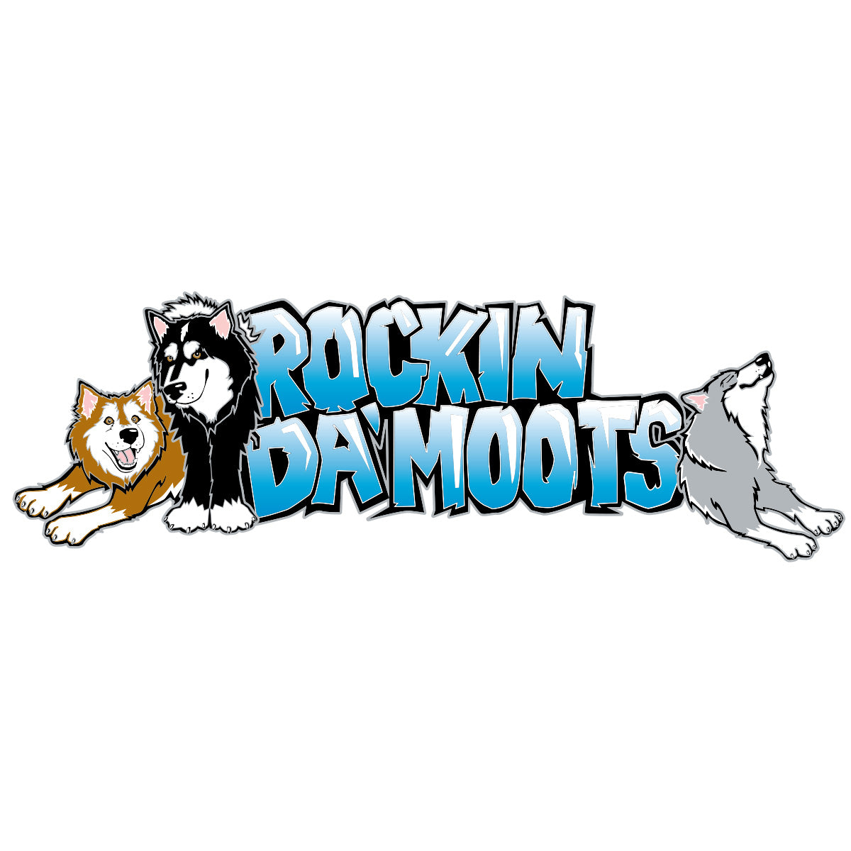Rockin Da Moots - Alaskan Malamute Pullover Hoodie