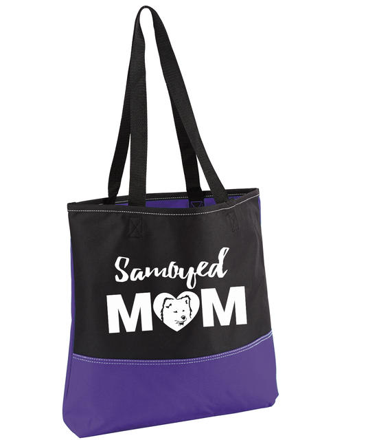 Samoyed Mom Tote, Bag - Dogs - Super Fun & Cute