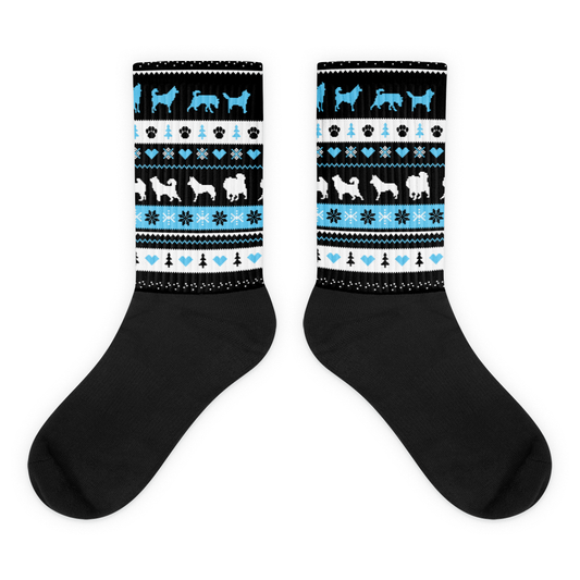 Sublimation Socks with Alaskan Malamute Photo Pattern