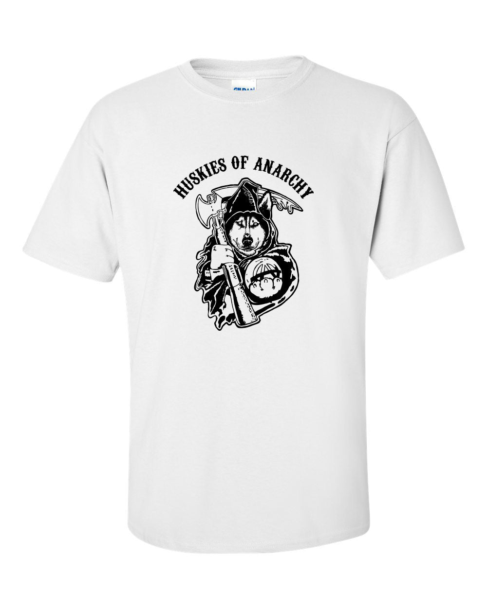 Huskies of Anarchy - Dog, Siberian Husky Softstyle T-Shirt