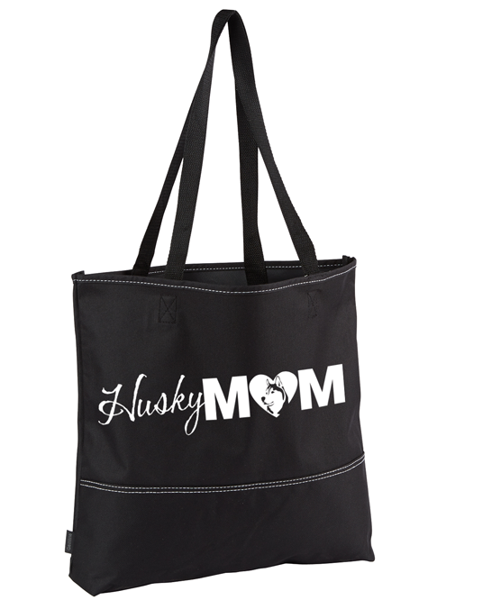 Husky Mom Tote, Bag - Siberan Huskies - Super Fun & Cute