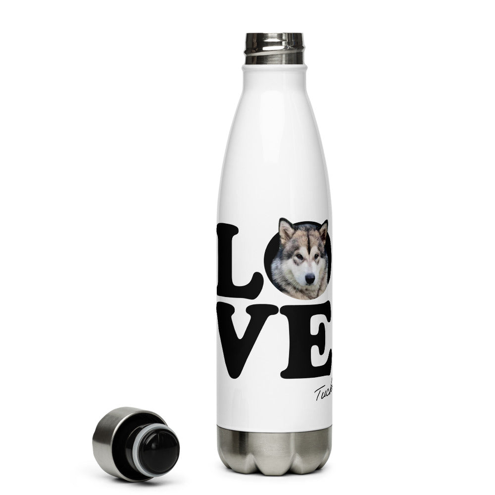 CUSTOM LOVE Stainless Steel Water Bottle with Your Dog!