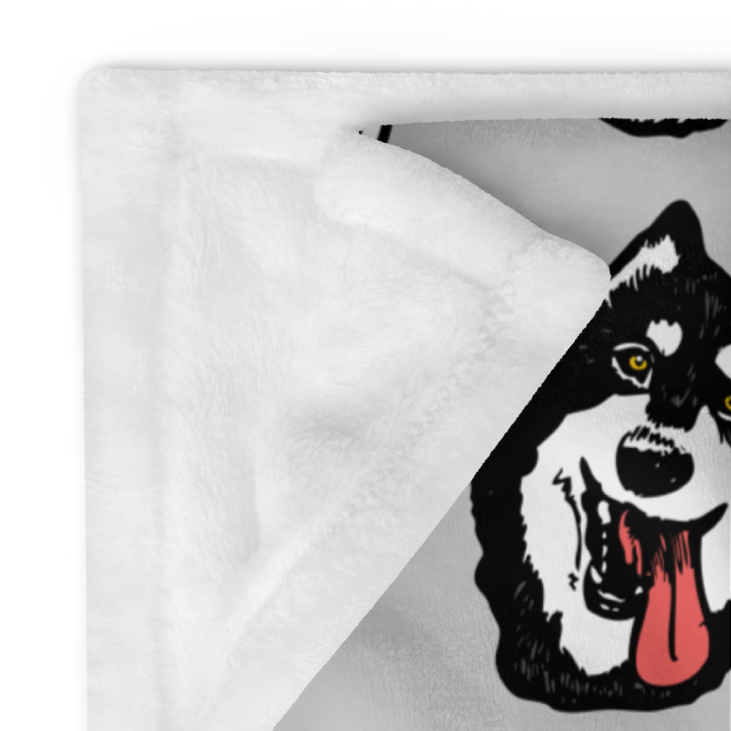 Alaskan Malamute Pattern Throw Blanket