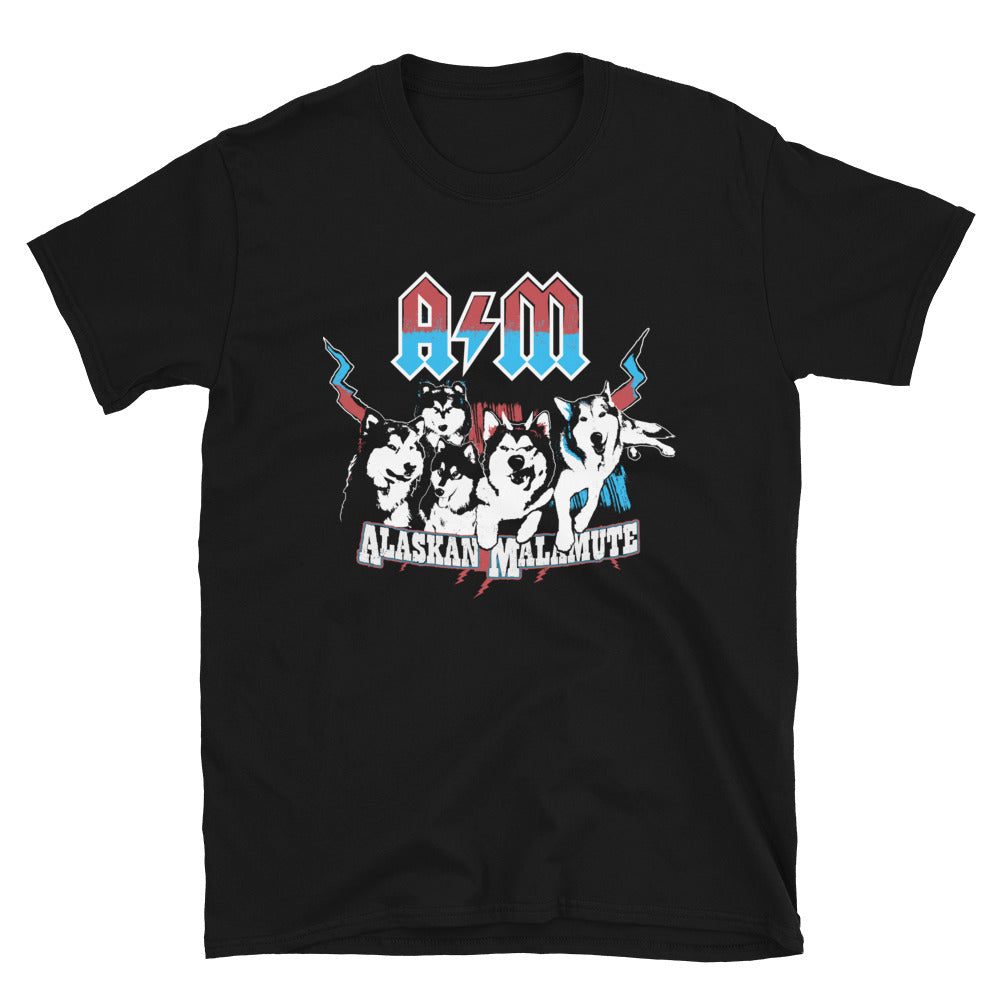 Malamutes Rock ACDC - Dog, Alaskan Malamute T-Shirt