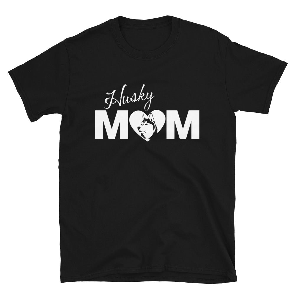 Husky Mom - Dog, Siberian Husky T-Shirt