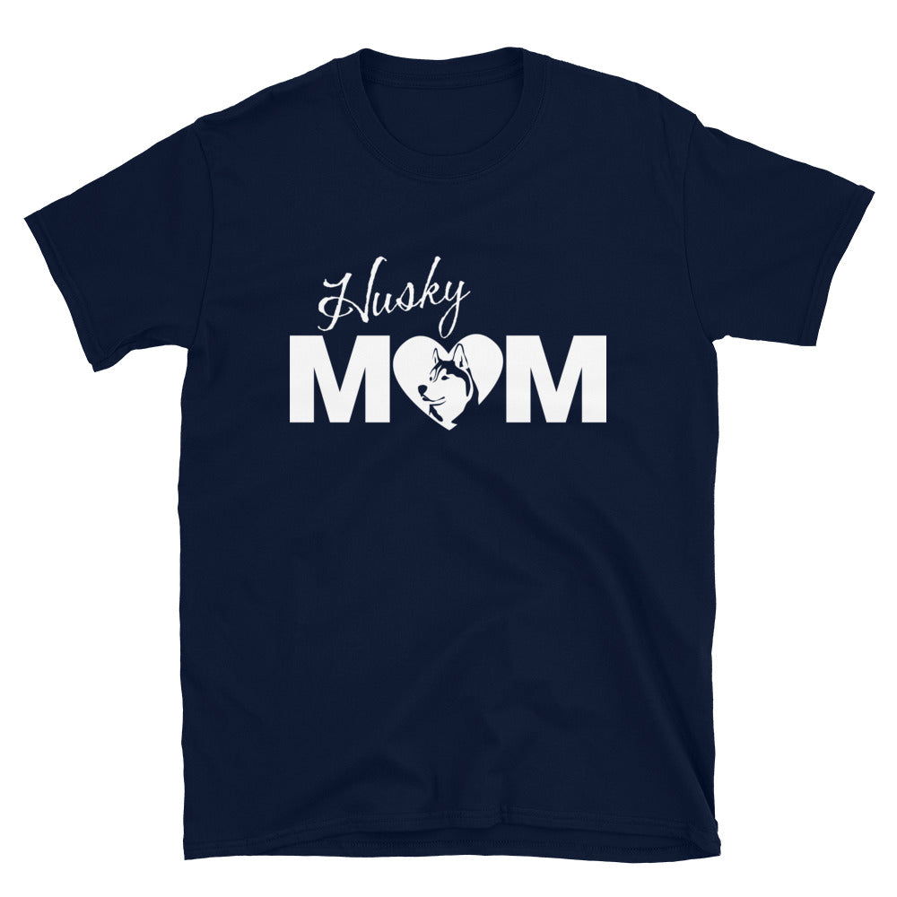 Husky Mom - Dog, Siberian Husky T-Shirt